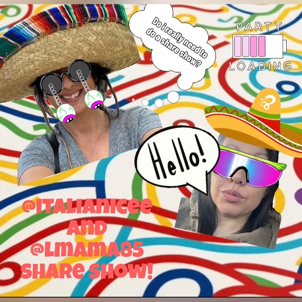 Share Show with @Italianicee - Bookmark to be Notified 💜💜